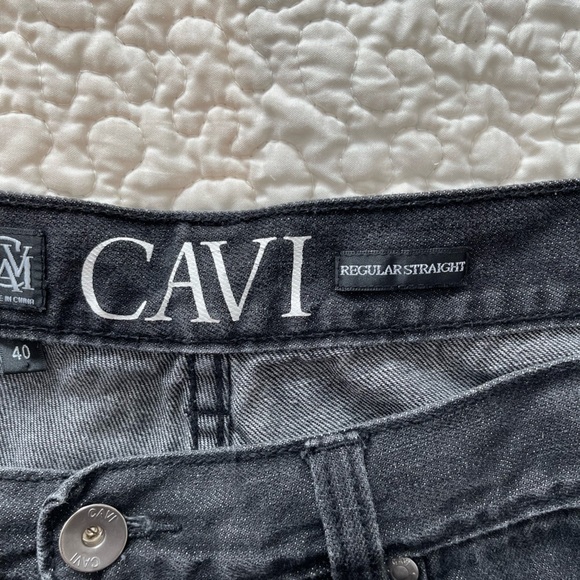 Cavi Regular Straight Washed Jeans Men's Size 40 - Picture 7 of 11
